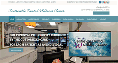 Desktop Screenshot of centrevillevirginiadentist.com